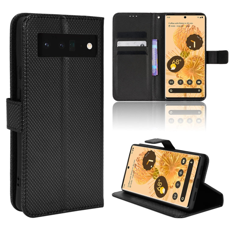 For Google Pixel 6 Pro Diamond Texture Leather Phone Case