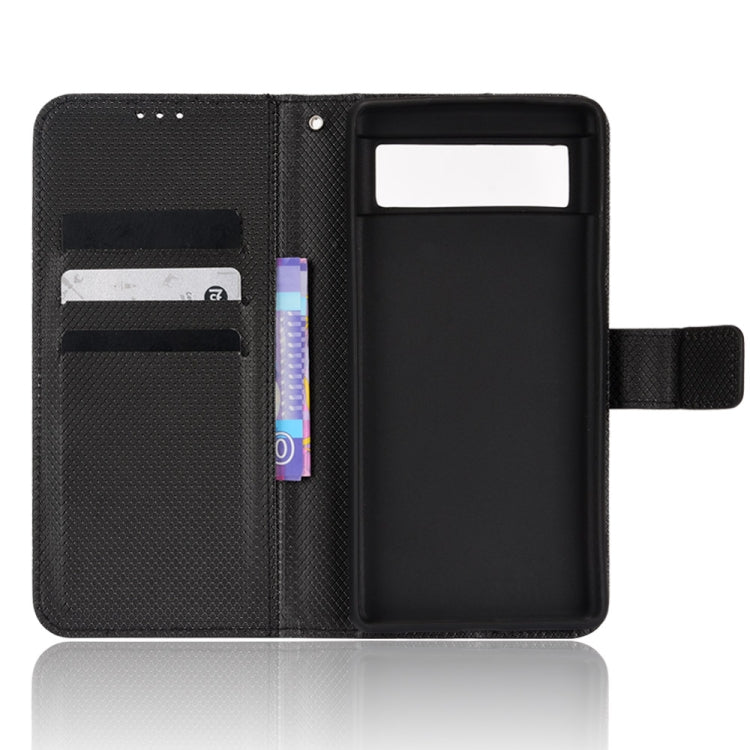 For Google Pixel 6 Pro Diamond Texture Leather Phone Case
