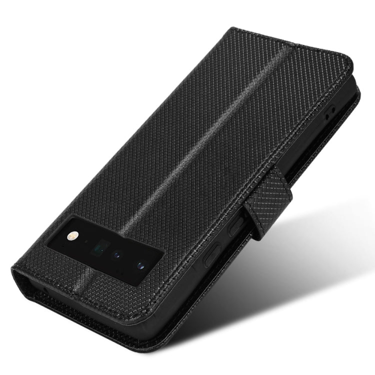 For Google Pixel 6 Pro Diamond Texture Leather Phone Case