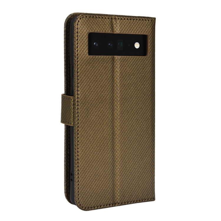 For Google Pixel 6 Pro Diamond Texture Leather Phone Case