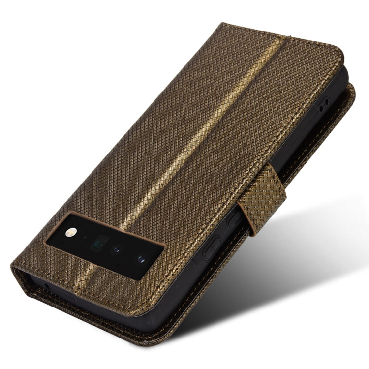 For Google Pixel 6 Pro Diamond Texture Leather Phone Case
