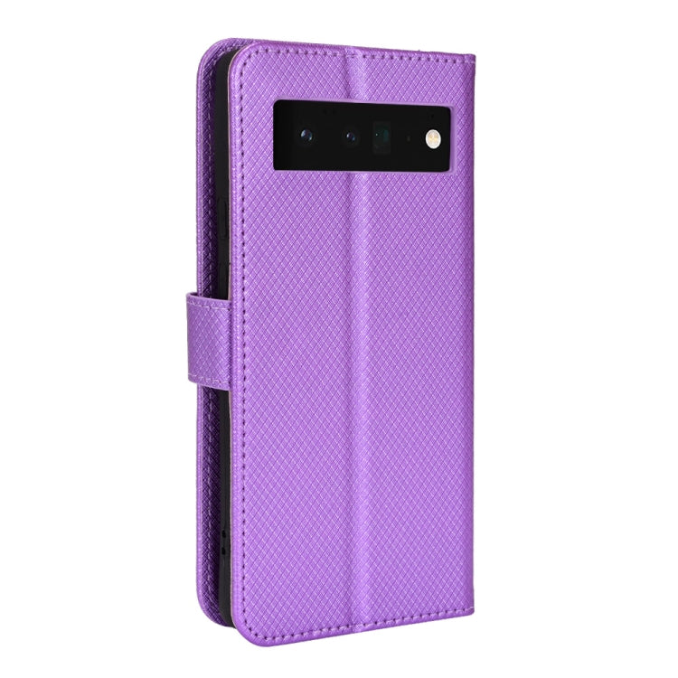 For Google Pixel 6 Pro Diamond Texture Leather Phone Case