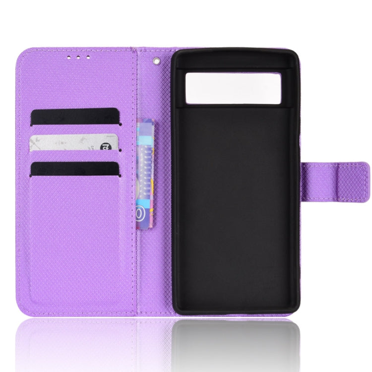 For Google Pixel 6 Pro Diamond Texture Leather Phone Case