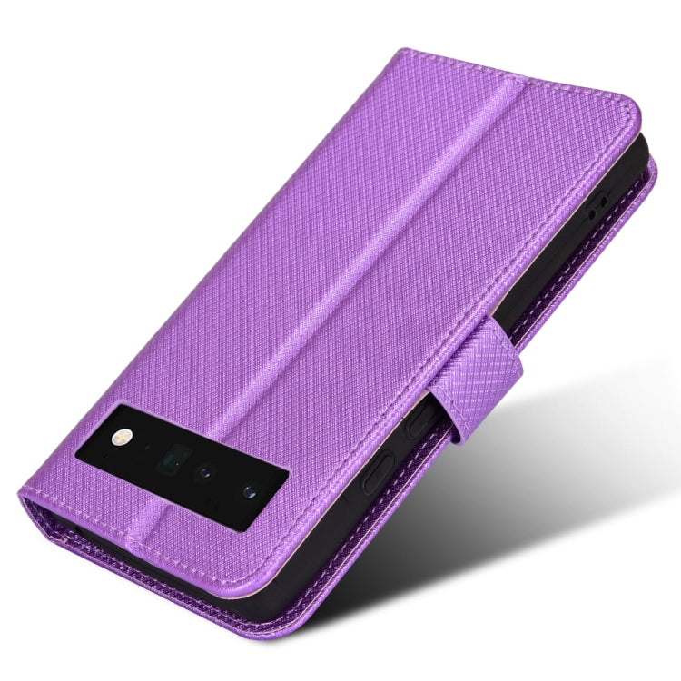 For Google Pixel 6 Pro Diamond Texture Leather Phone Case
