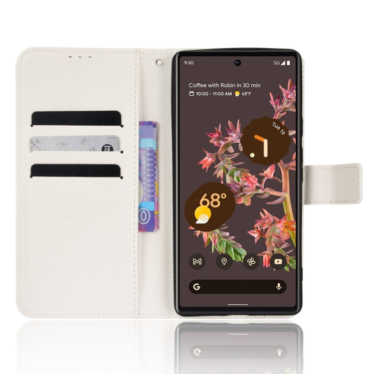 For Google Pixel 6 Diamond Texture Leather Phone Case