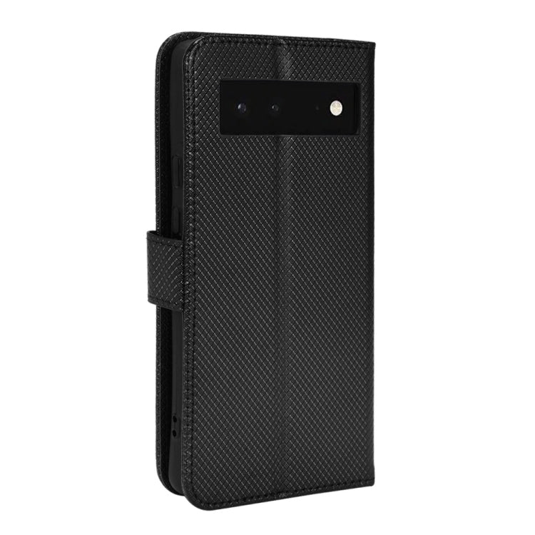 For Google Pixel 6 Diamond Texture Leather Phone Case