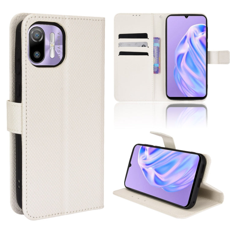 For Ulefone Note 6/ Note 6P Diamond Texture Leather Phone Case
