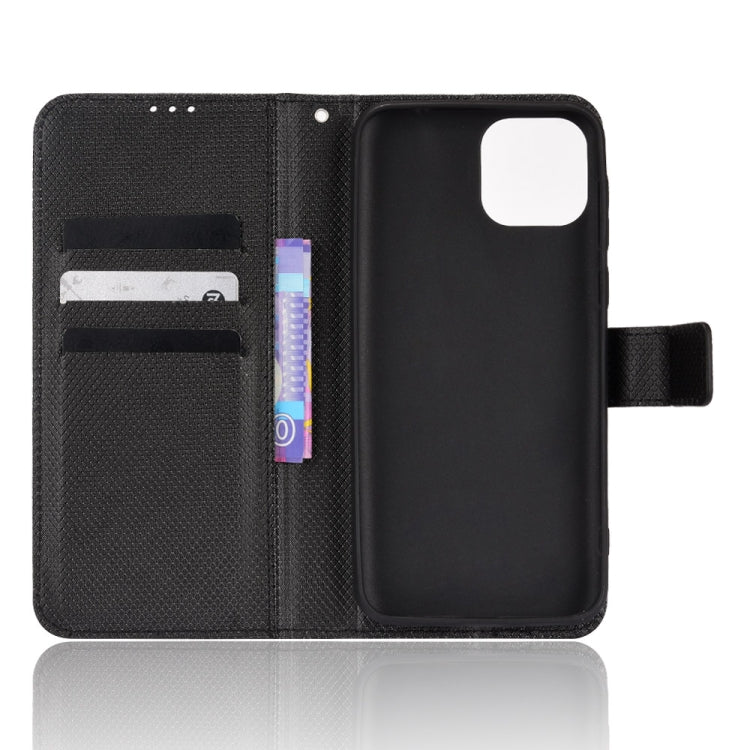 For Ulefone Note 6/ Note 6P Diamond Texture Leather Phone Case