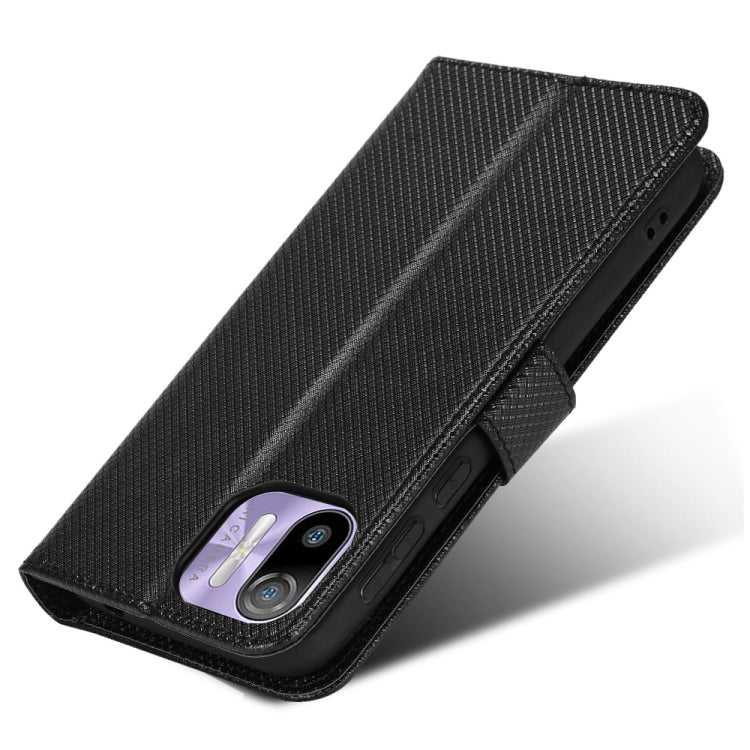 For Ulefone Note 6/ Note 6P Diamond Texture Leather Phone Case