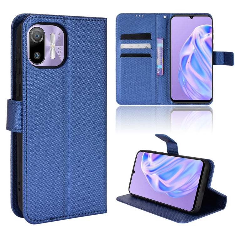 For Ulefone Note 6/ Note 6P Diamond Texture Leather Phone Case