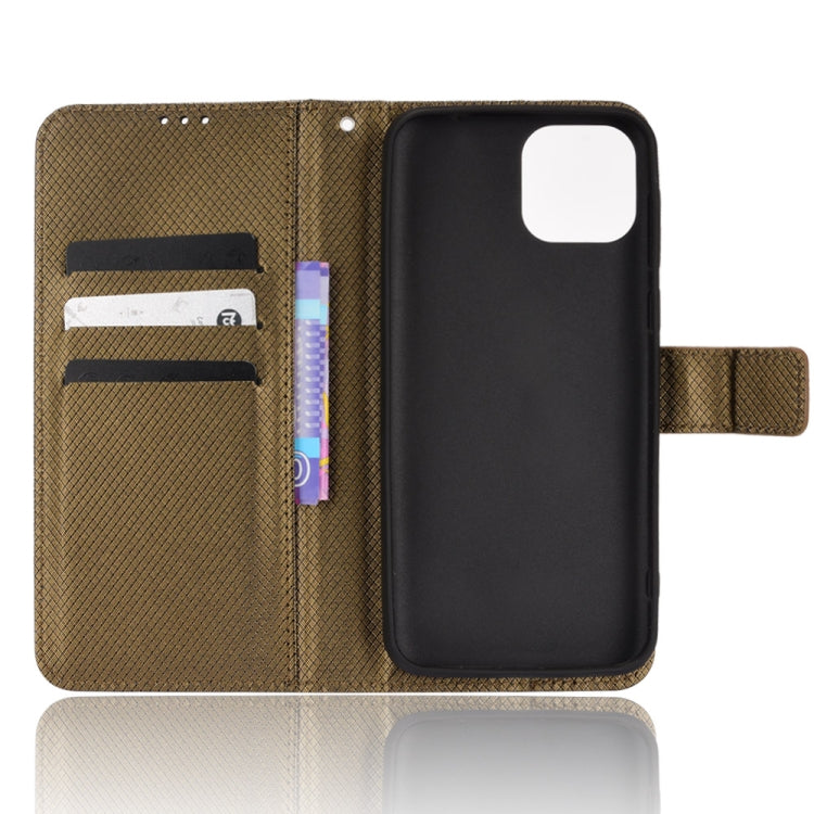 For Ulefone Note 6/ Note 6P Diamond Texture Leather Phone Case