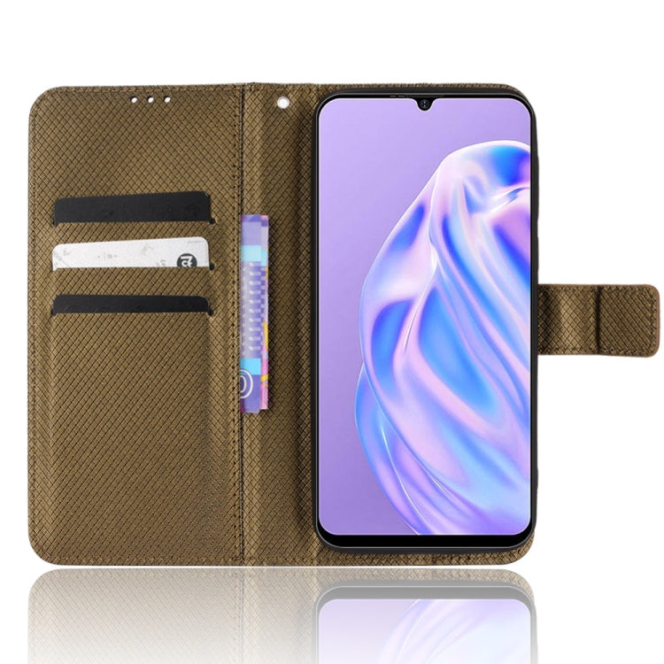 For Ulefone Note 6/ Note 6P Diamond Texture Leather Phone Case