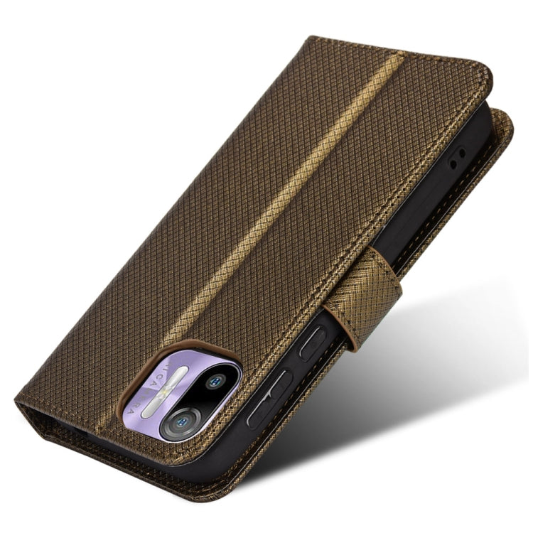 For Ulefone Note 6/ Note 6P Diamond Texture Leather Phone Case