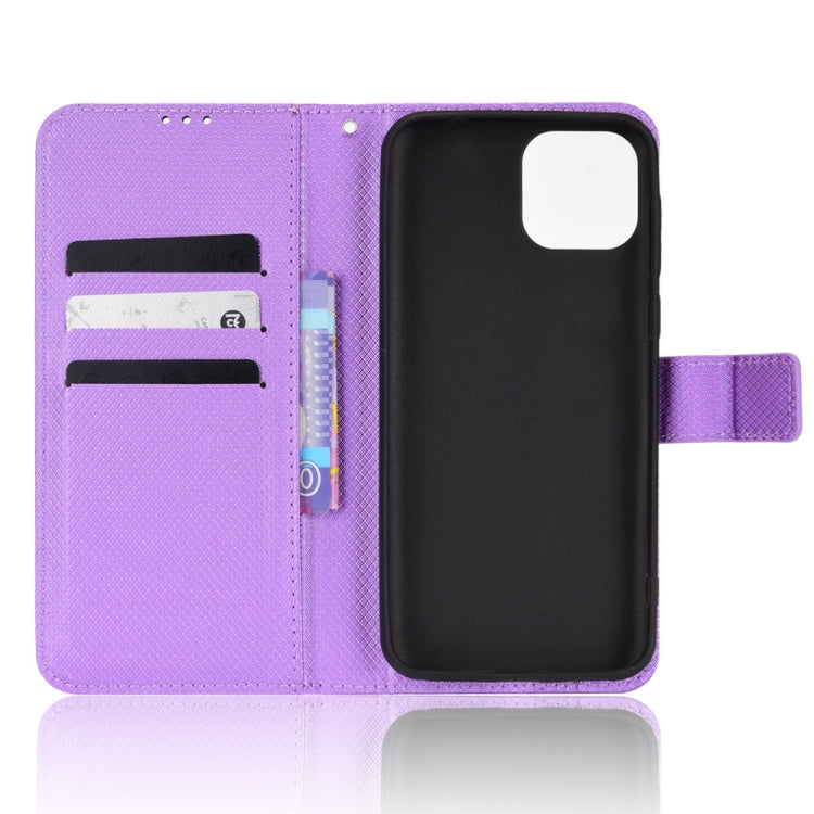 For Ulefone Note 6/ Note 6P Diamond Texture Leather Phone Case