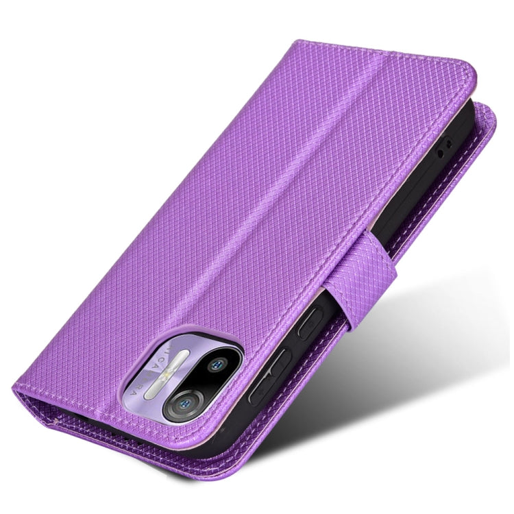 For Ulefone Note 6/ Note 6P Diamond Texture Leather Phone Case