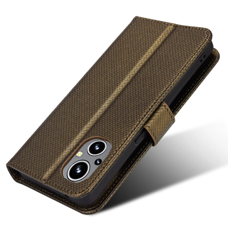 For OnePlus Nord N20 5G Diamond Texture Leather Phone Case