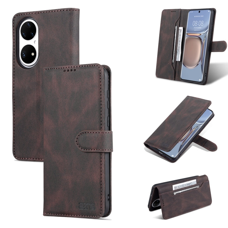 For Huawei P50 Pro AZNS Dream II Skin Feel Horizontal Flip Leather Case