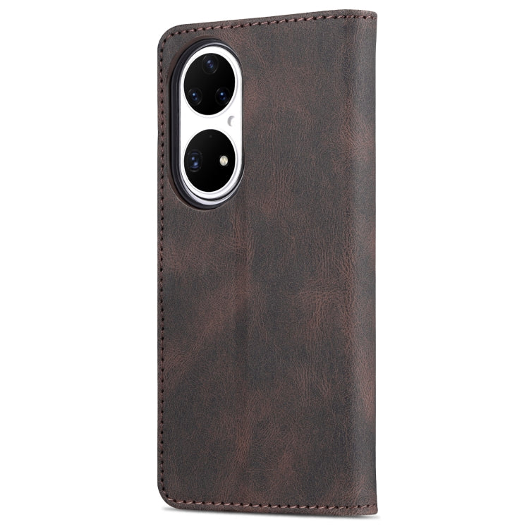 For Huawei P50 Pro AZNS Dream II Skin Feel Horizontal Flip Leather Case