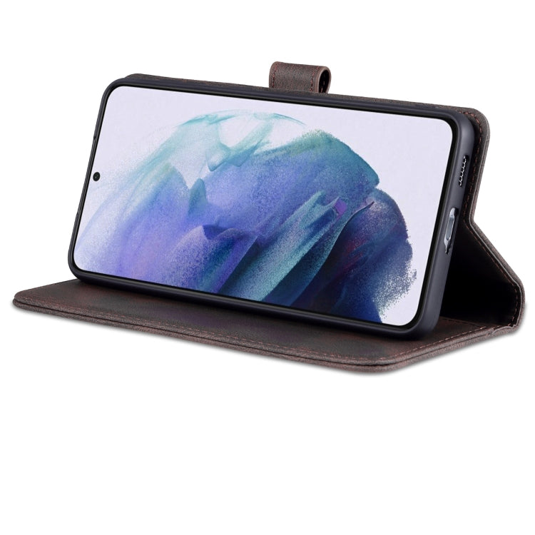 For Samsung Galaxy S21 FE 5G AZNS Dream II Skin Feel Horizontal Flip Leather Case