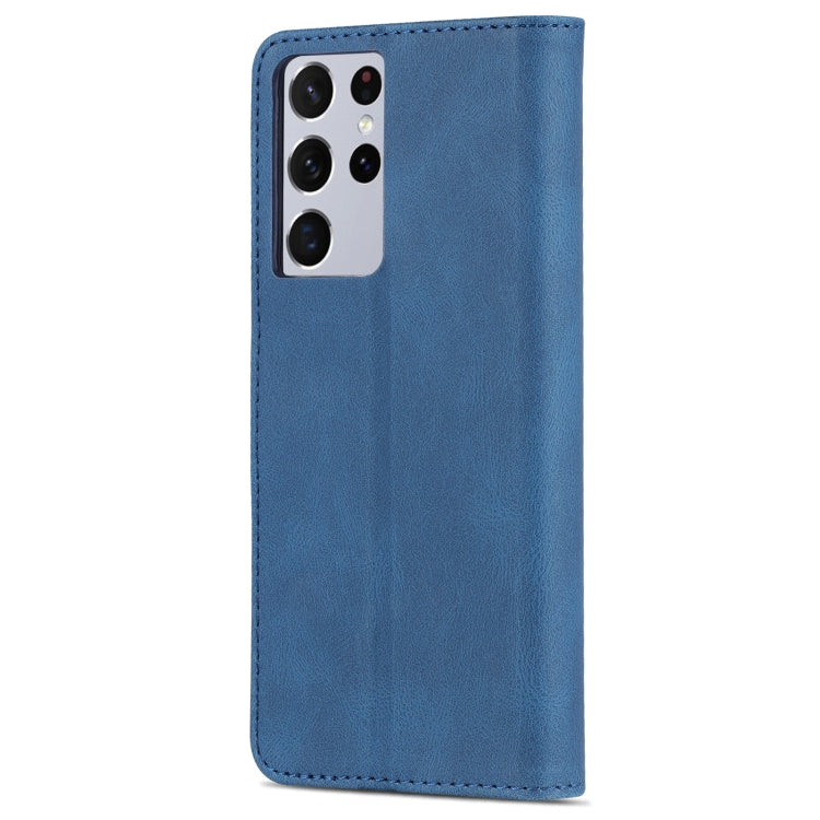 For Samsung Galaxy S21 Ultra 5G AZNS Dream II Skin Feel Horizontal Flip Leather Case