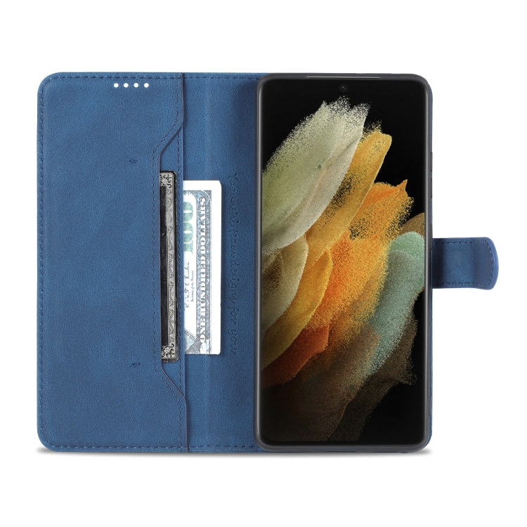 For Samsung Galaxy S21 Ultra 5G AZNS Dream II Skin Feel Horizontal Flip Leather Case