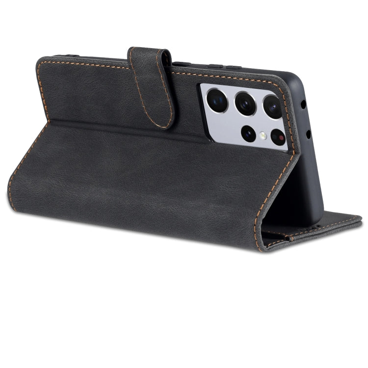 For Samsung Galaxy S21 Ultra 5G AZNS Dream II Skin Feel Horizontal Flip Leather Case