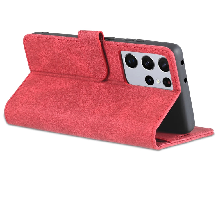 For Samsung Galaxy S21 Ultra 5G AZNS Dream II Skin Feel Horizontal Flip Leather Case