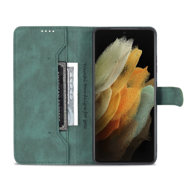 For Samsung Galaxy S21 Ultra 5G AZNS Dream II Skin Feel Horizontal Flip Leather Case
