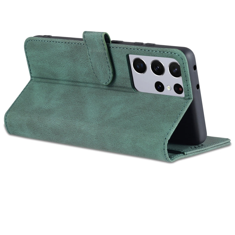For Samsung Galaxy S21 Ultra 5G AZNS Dream II Skin Feel Horizontal Flip Leather Case
