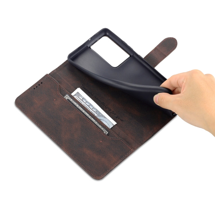 For Samsung Galaxy S21 Ultra 5G AZNS Dream II Skin Feel Horizontal Flip Leather Case