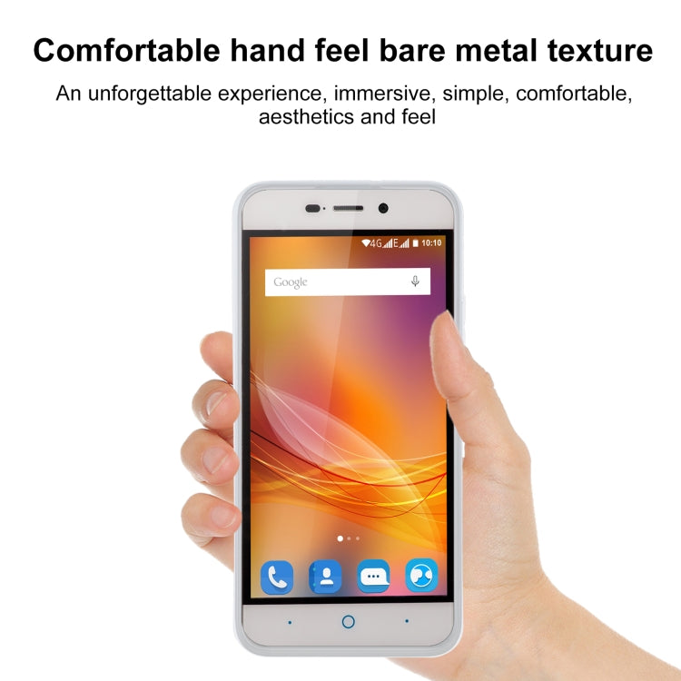 TPU Phone Case For ZTE Blade A452(Pudding Transparent White)