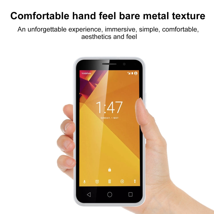 TPU Phone Case For Vodafone Smart Turbo 7 VDF599(Pudding Transparent White)