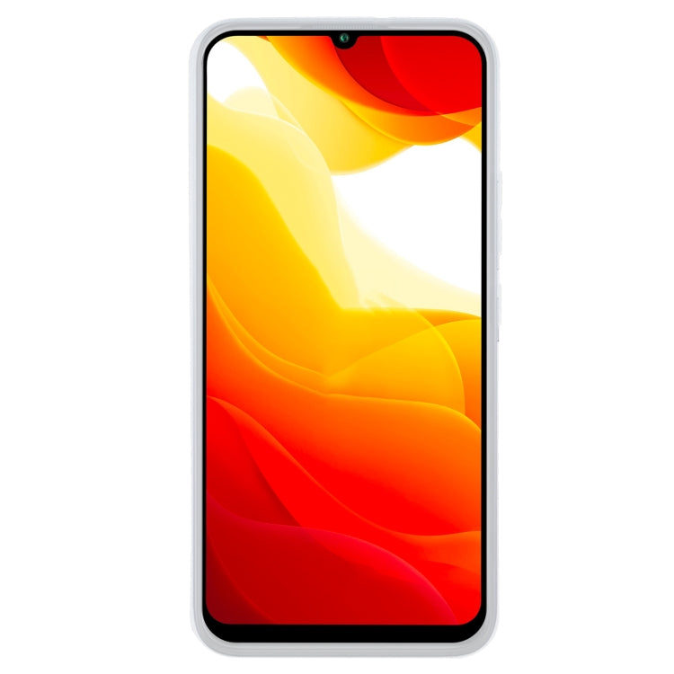 TPU Phone Case For Xiaomi Mi 10 Lite 5G(Pudding Transparent White)