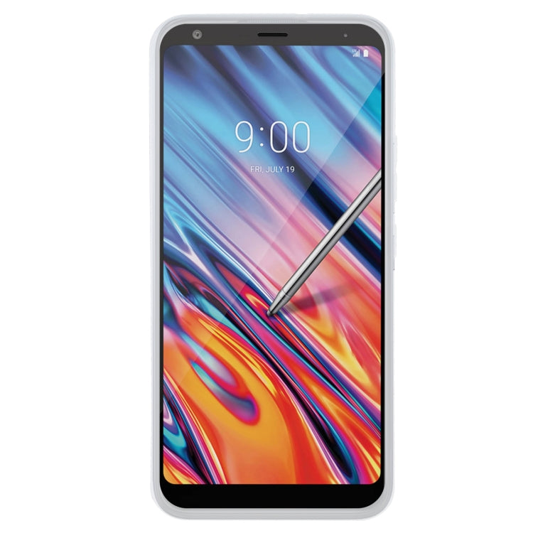 TPU Phone Case For LG Stylo 5 / Stylus 5(Pudding Transparent White)