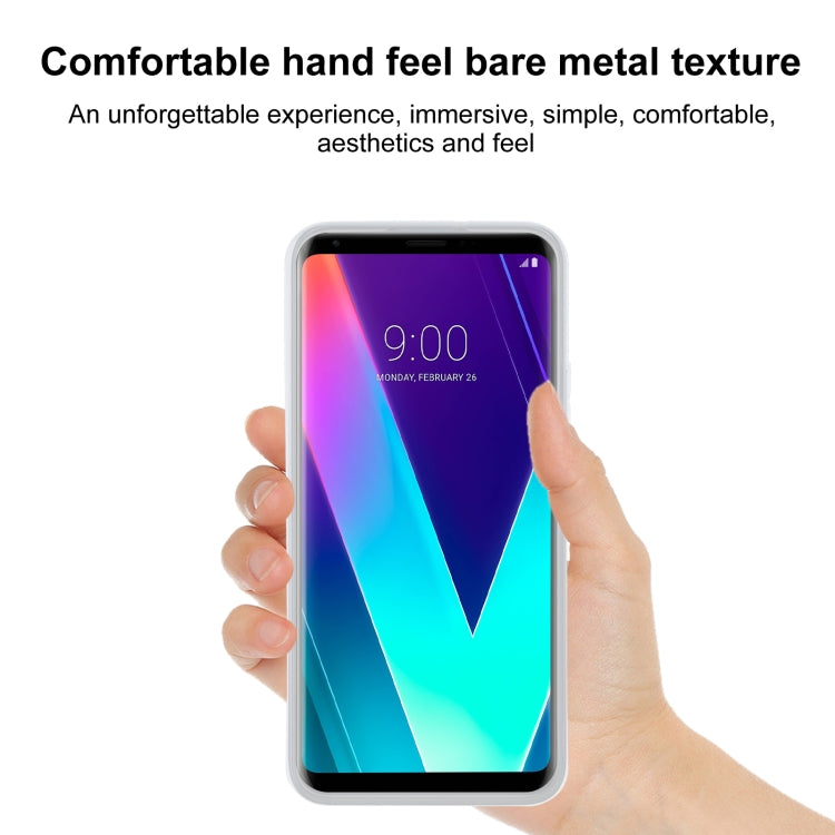 TPU Phone Case For LG V30S ThinQ(Pudding Transparent White)