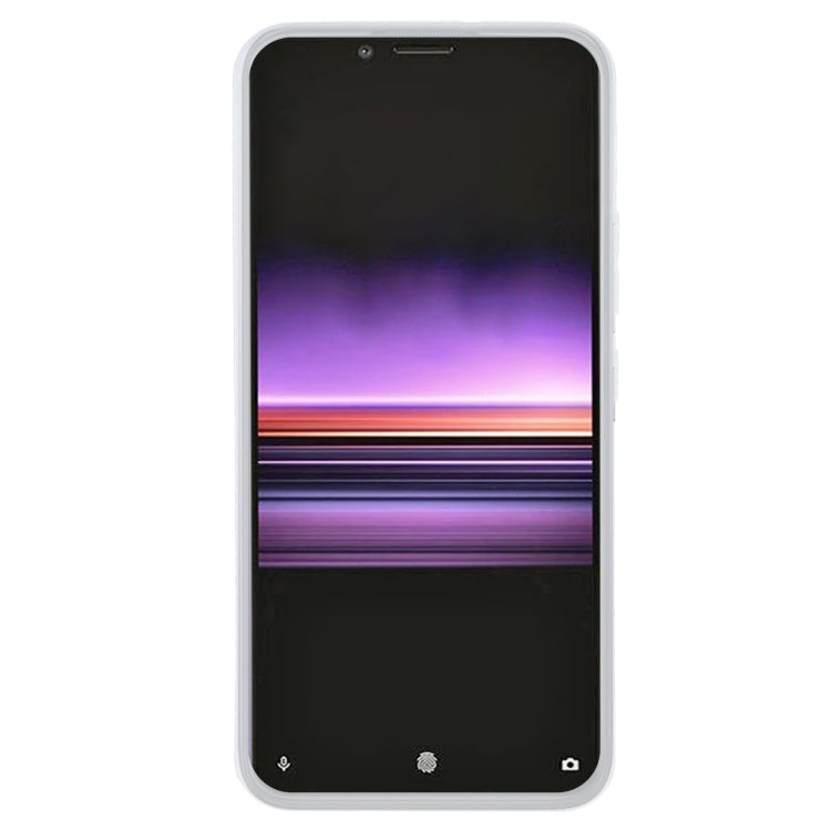 TPU Phone Case For Sony Xperia XZ4(Pudding Transparent White)