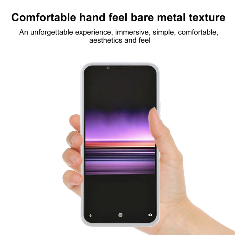 TPU Phone Case For Sony Xperia XZ4(Pudding Transparent White)