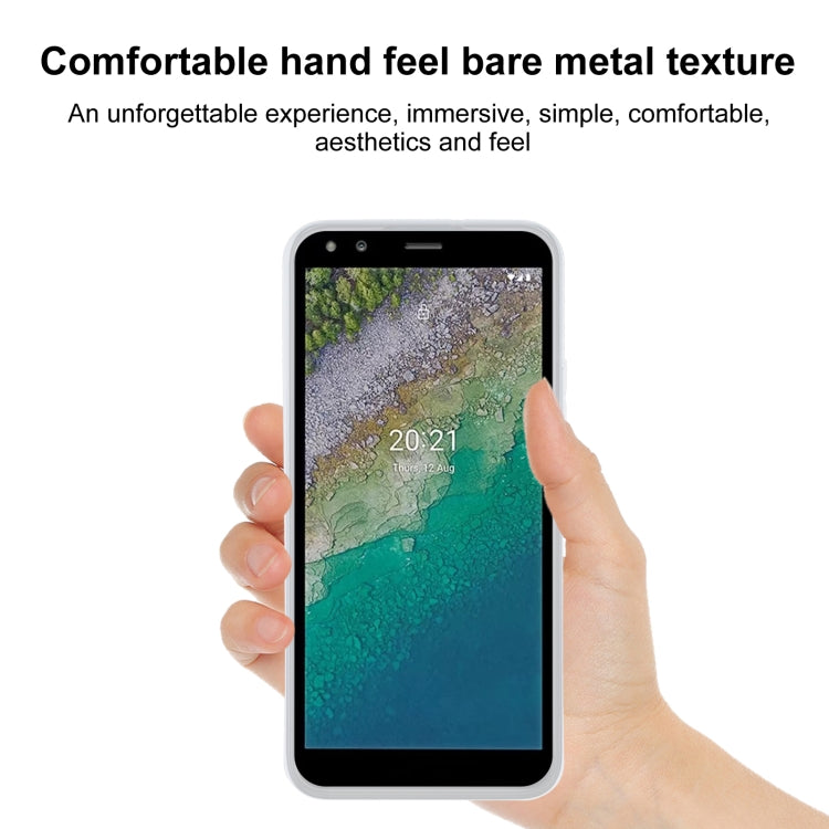 TPU Phone Case For Nokia C01 Plus(Pudding Transparent White)