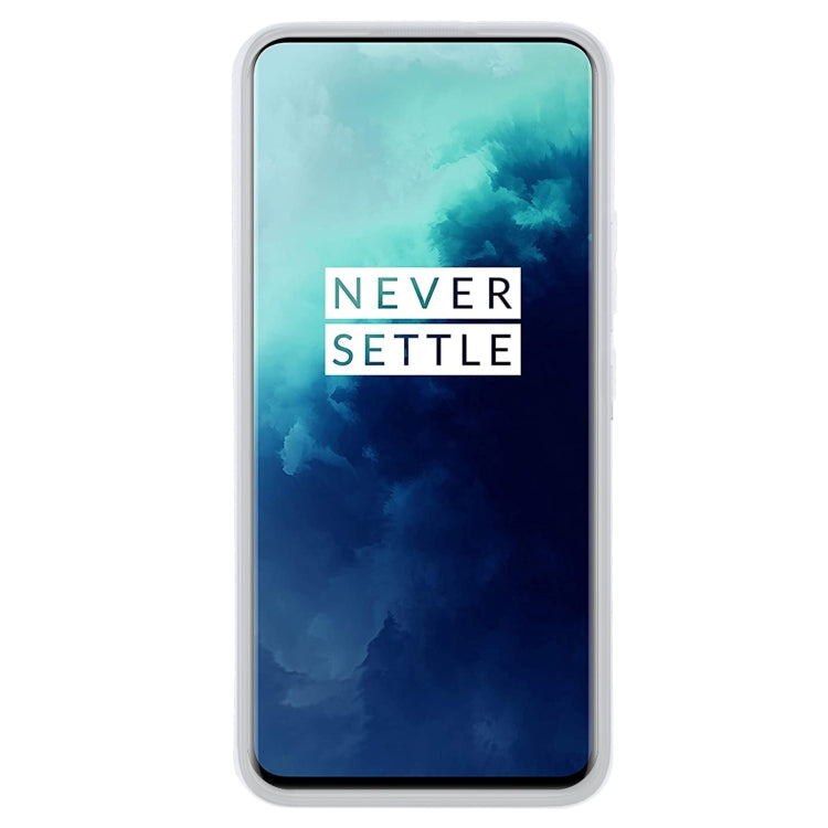 TPU Phone Case For OnePlus 7T Pro(Pudding Transparent White)