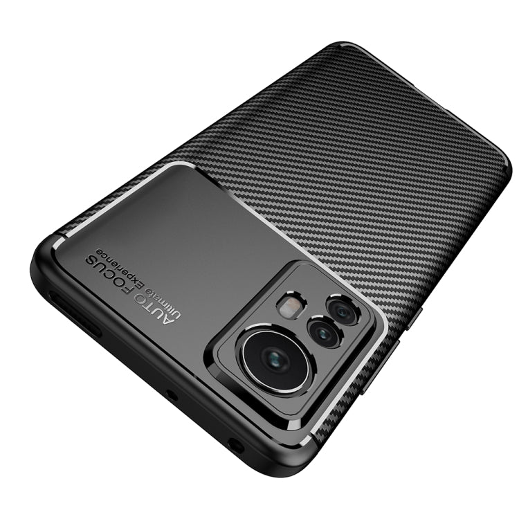 For Xiaomi 12 5G Carbon Fiber Texture Shockproof TPU Phone Case