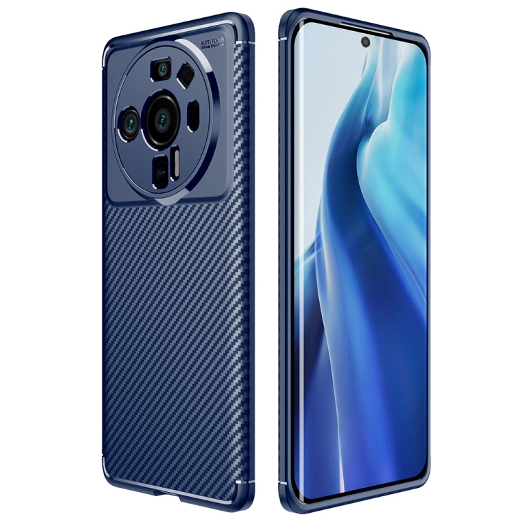 For Xiaomi Mi 12S Ultra 5G Carbon Fiber Texture Shockproof TPU Phone Case