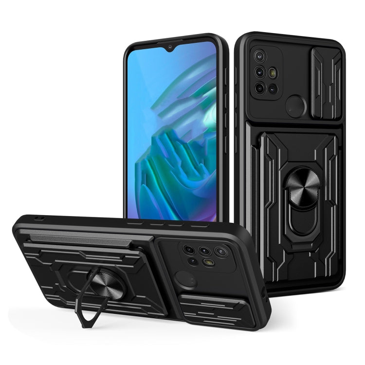 For Motorola Moto G30 Sliding Camshield Card Phone Case