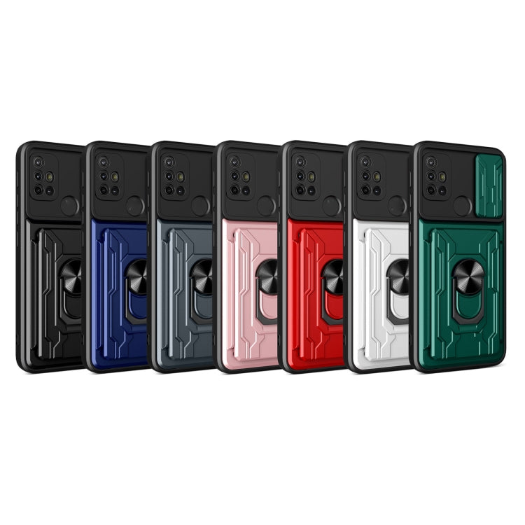 For Motorola Moto G30 Sliding Camshield Card Phone Case