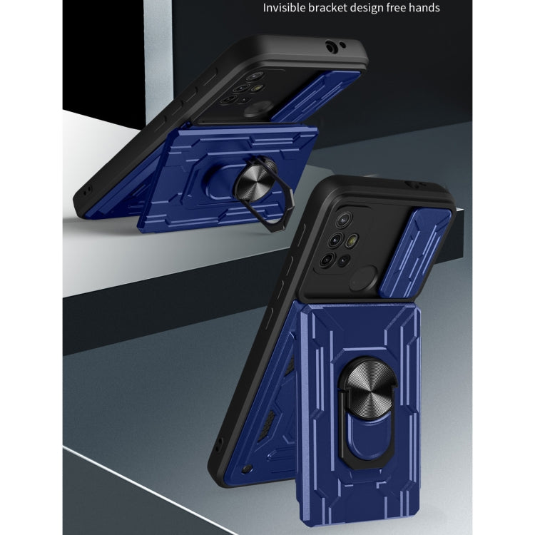 For Motorola Moto G30 Sliding Camshield Card Phone Case
