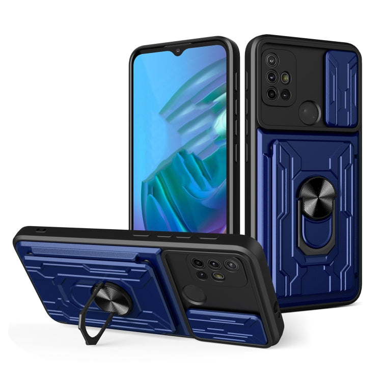 For Motorola Moto G30 Sliding Camshield Card Phone Case