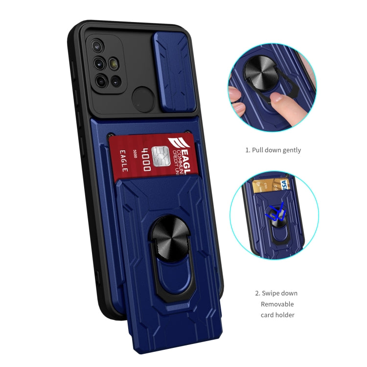 For Motorola Moto G30 Sliding Camshield Card Phone Case