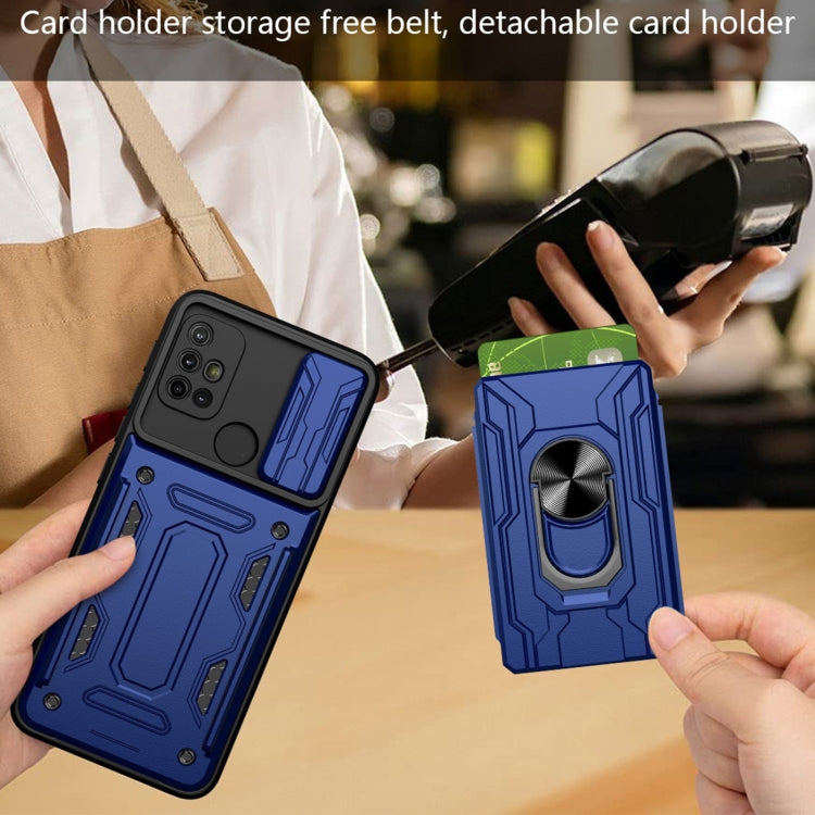 For Motorola Moto G30 Sliding Camshield Card Phone Case