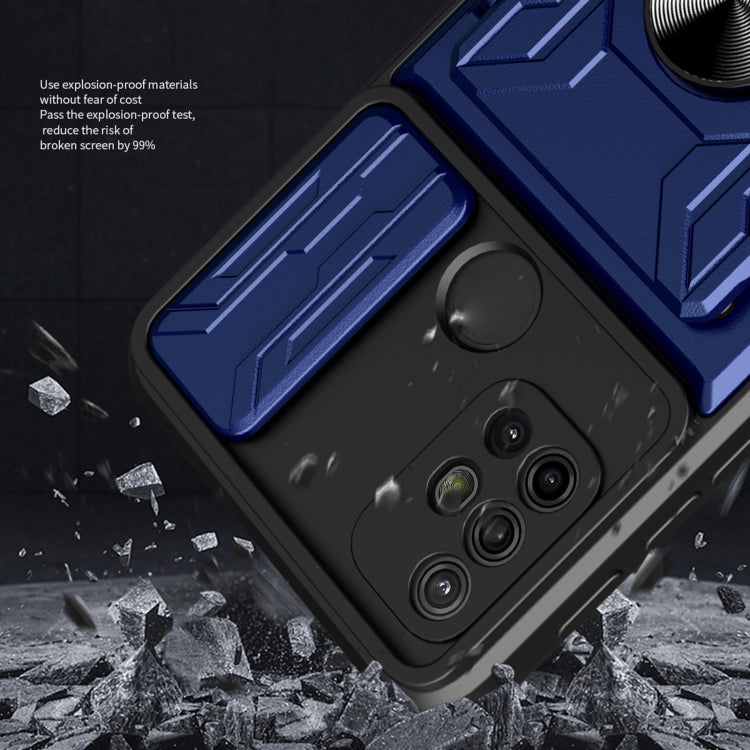 For Motorola Moto G30 Sliding Camshield Card Phone Case