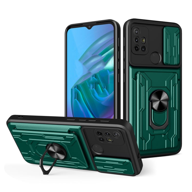 For Motorola Moto G30 Sliding Camshield Card Phone Case