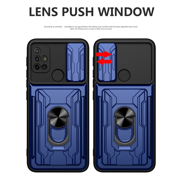 For Motorola Moto G30 Sliding Camshield Card Phone Case